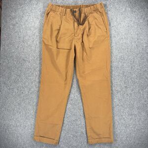 Lands' End Men's Drawstring Chino Pants Large 36-38 Brown Khaki